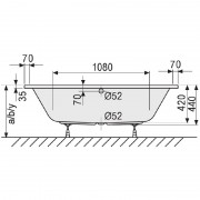 ����� DUSCHOLUX, Ancona 110, �������������, 1700�750�420 ��, ��������� �����