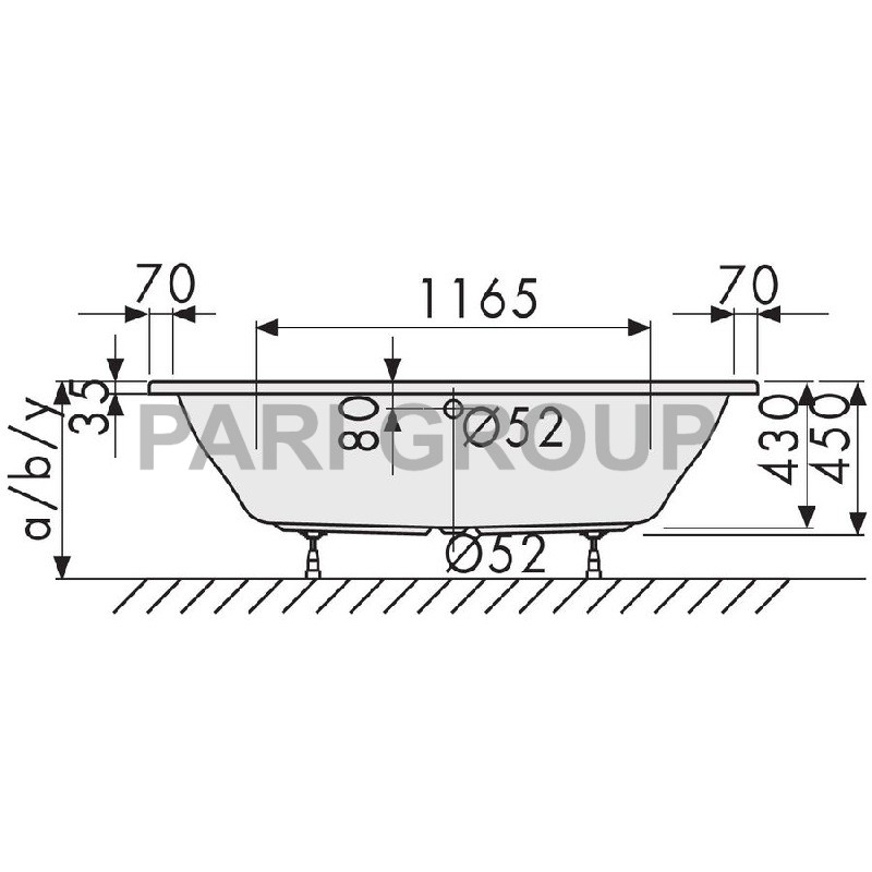 ����� DUSCHOLUX, Ancona  112, �������������, 1800�800 ��, ��������� �����