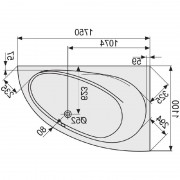  DUSCHOLUX Malaga 471, 17501100450 ,  , , 