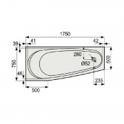  () DUSCHOLUX, Picolo 173, 1750750450 , ,  