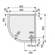  DUSCHOLUX, Malaga Round Trend771, 90090050 , , ,  