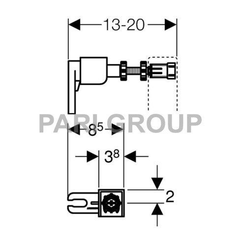  Geberit DUOFIX,      D300, D520, D636