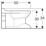 Унитаз Geberit Bambini напольный, еврослив, 6л, белый (212000000)