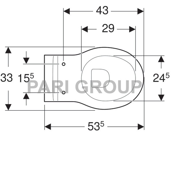 ������ Geberit Bambini, ���������, ��������, 6�, ����� (201700000)