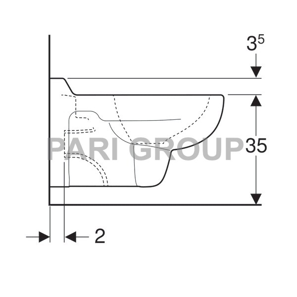 ������ Geberit Bambini, ���������, ��������, 6�, ����� (201700000)
