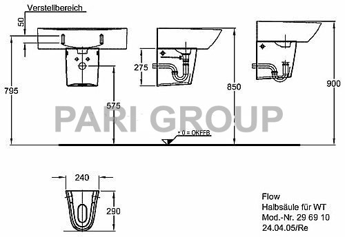  KERAMAG, FLOW,   : 250960, 250965, 250970, 