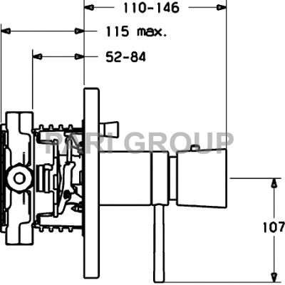 ��������� ��������� HANSA VAROX MURANO, ��� ����, � �������� ��������, ������� ������, 1 �����, ����, (46629041)
