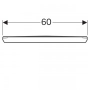 Полочка Geberit Renova, 600мм, белый