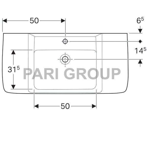   Geberit Renova Plan, 100/48, 