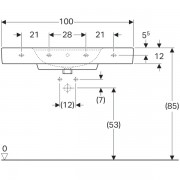   Geberit Renova Plan, 100/48, 