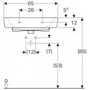 �������� Geberit Renova Plan, 65/48, 1 ��������� ��� ���������, �������, �����