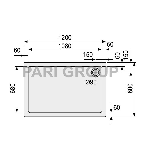   DUSCHOLUX, ncona 647T, 120080050 , , , , 