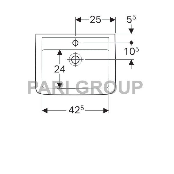  Geberit Renova Plan, 5038,  