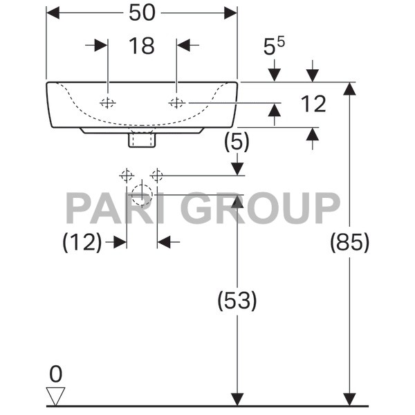  Geberit Renova Plan, 5038,  