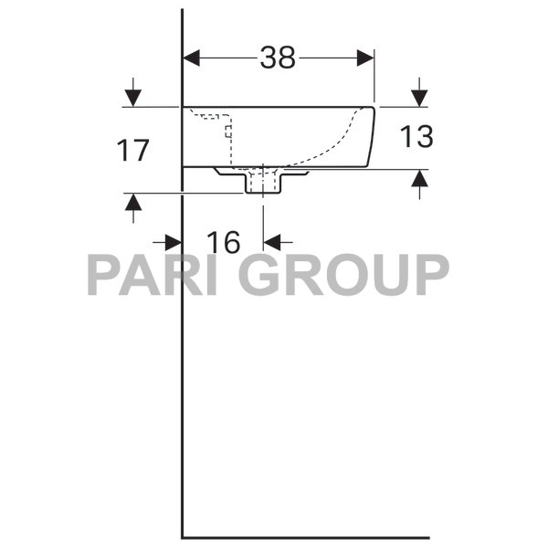  Geberit Renova Plan, 5038,  