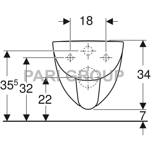  Geberit Renova Compact, 350480 , 4,5/6 , 