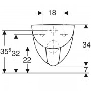  Geberit Renova Compact, 350480 , 4,5/6 , 