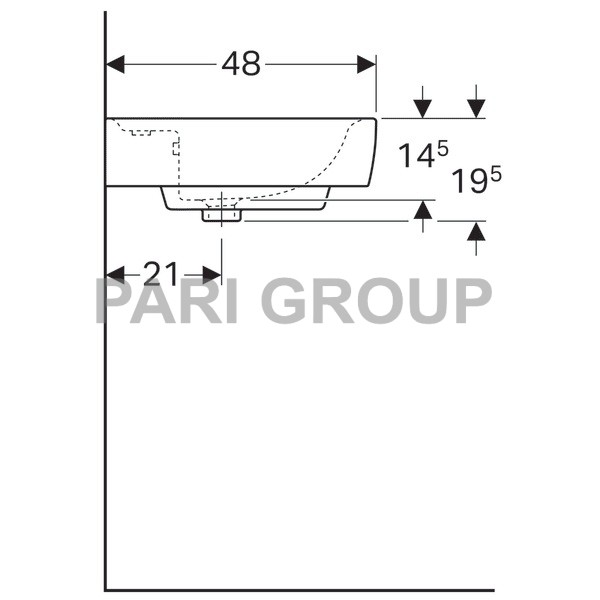  Geberit Renova Plan, 60/48, 
