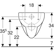 Унитаз подвесной Geberit Renova Plan,белый