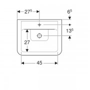  Geberit Renova Plan, 55/44, 