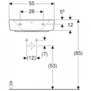  Geberit Renova Plan, 55/44, 