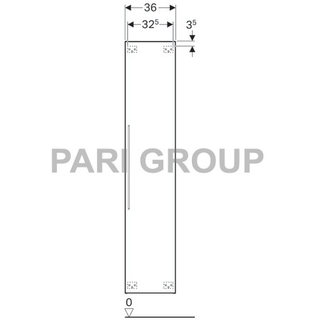   Geberit iCon, 360x1800x309 ,     ,  , 1  ,  4  , 1 , 1  ,     (840000000)