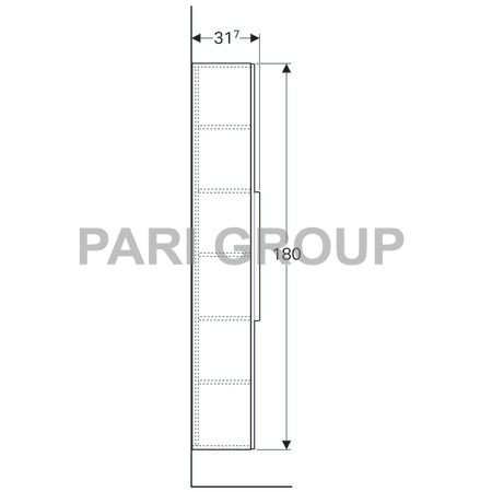   Geberit iCon, 360x1800x309 ,     ,  , 1  ,  4  , 1 , 1  ,     (840000000)