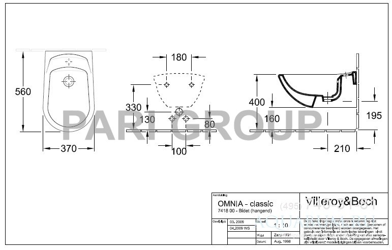  Villeroy&Boch OMNIA Classic, , 370560 ,  , (74180001)