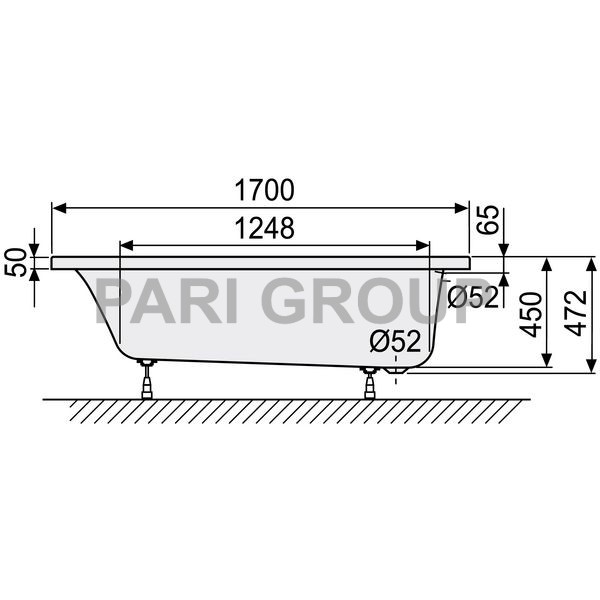  DUSCHOLUX Prime-line 260, , 1700750450 ,  52 , ,  