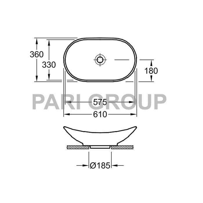  Villeroy&Boch My Nature,   ,  610300 ,  110  ,     ,   ,  ,  CeramicPlus,  