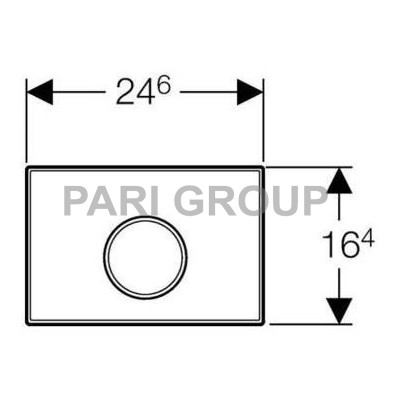   Geberit Sigma10,        UP320/UP720      111.300.00.5, , , 