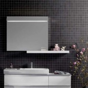 Зеркало KERAMAG iCon, с подсветкой, лампа светодиодная 12V/30W/3000K, белый свет 568 (lm), 230 V, 50 HZ, IP 44, класс защиты 2, 900х750х45mm (F840790000)