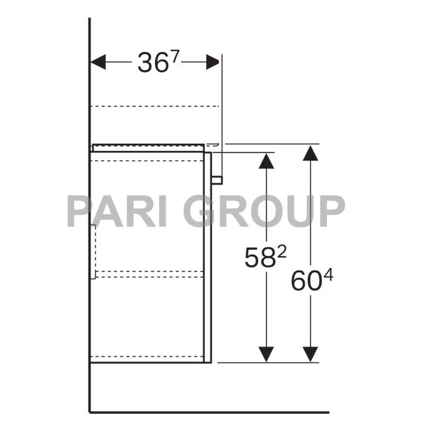    Geberit Renova Compact, 500604337 ,        , :  ,    (862055000)