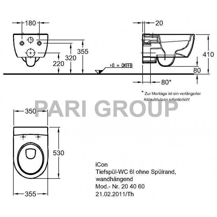   Geberit iCon,  ,  530 ,      , 6 ,  (204060000)