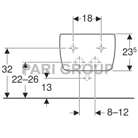   Geberit iCon, 6 l,   , 