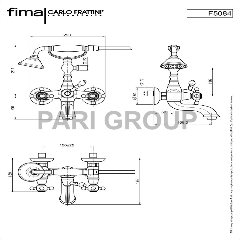    FIMA ELIZABETH ,  ,   ,     1500 ,    , , 2   1/2  ,  168,5 ,   150 +/- 25 , 