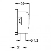   HANSA, MATRIX,   ,   G1/2,   Multifix,  ,  (44040000)
