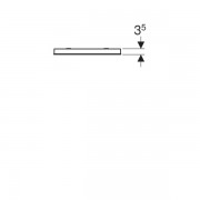    Geberit Renova Compact,   8 W/6400 K,   260 (lm), 230 V, 50 Hz, IP44,   2,   , 40080035  (862340000)