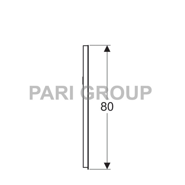    Geberit Renova Compact,   8 W/6400 K,   260 (lm), 230 V, 50 Hz, IP44,   2,   , 40080035  (862340000)