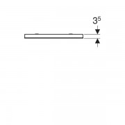    Geberit Renova Compact,   8 W/6400 K,   260 (lm), 230 V, 50 Hz, IP44,   2,   ,  50065035  (862350000)
