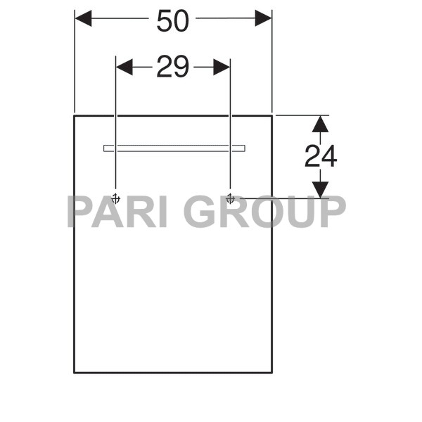    Geberit Renova Compact,   8 W/6400 K,   260 (lm), 230 V, 50 Hz, IP44,   2,   ,  50065035  (862350000)