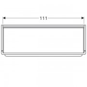 ������� ��� ������� �������� Geberit myDay, 1 ���� � ���������� � ������������ ��������, 1160�410�405 ��, ����� ������, (824130000)