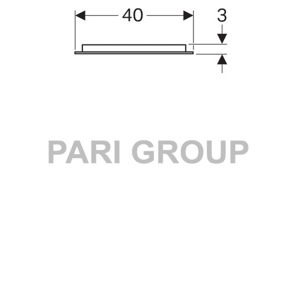 ������� � ���������� KERAMAG myDay, � �������� ���������������, ������������ ����� 30W/4000K (+/- 200 K), 3600lm, 230V, 50 Hz, IP44, ����� ������ 2, ������������� �������������, �����������, 400�800�30 ��, (824340000)