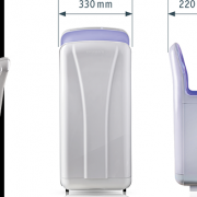 Сушилка для рук бесконтактная URIMAT Hand-Dryer Favorit white, с LED подсветкой, 750+1850 Вт, ABS(цвет белый) 330 х 220 х 685 мм,