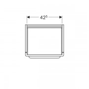 ������� ��� �������� Geberit myDay, 1 ���� � ���������� � ������������ ��������, 495�410�405 ��, ����� ���������, (824060000)