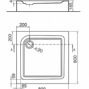 ������� ������ KOLO FIRST, 800�800 ��, �� ���������� ����������� �������, ��� ������, ������� 40 ��, ������ 90 ��, ������ ������ 165 ��, �����, �����
