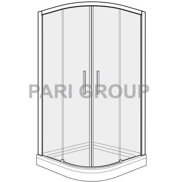   DUSCHOLUX Bella Vita 3 Round, 2  ,   589 ,   456 , 100010002000 ,   ESG, -