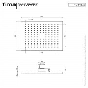 ������� ��� FIMA WELLNESS, ������������� �� ABC, 200�200 ��, ����