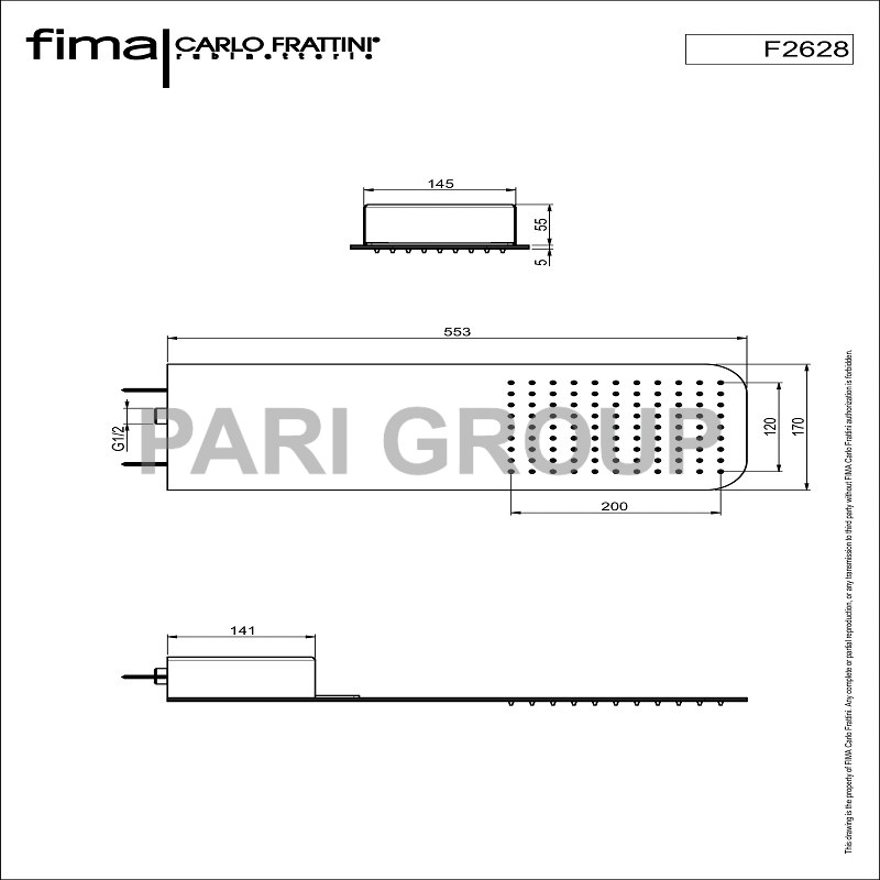 ������� ��� FIMA WELLNESS, ����������� �����, ��� ���������� �������, ����������� �����, 553x170 ��, ����