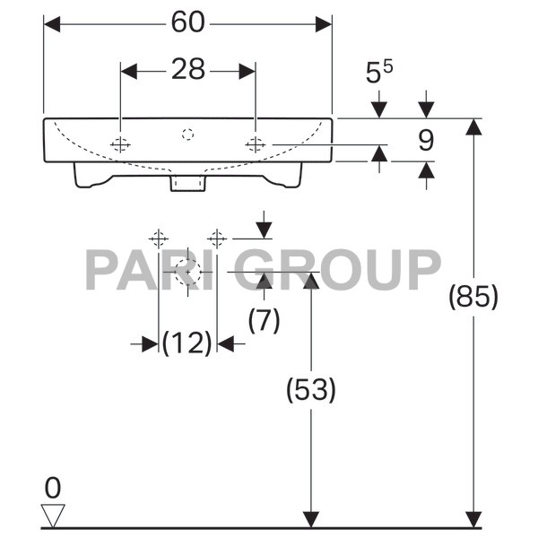  Geberit iCon,  1     , 600485 , , (124060000)